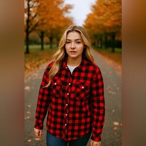 BC Clothing Lined Button Up Shirt